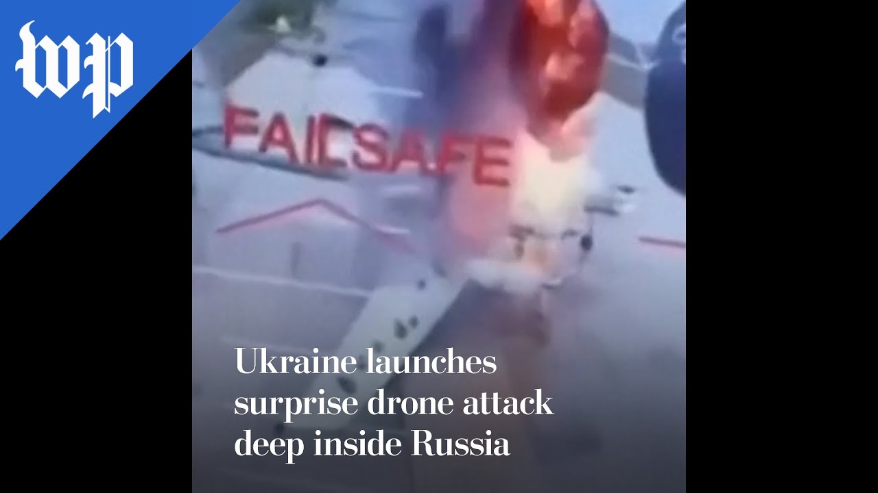 Ukraine launches surprise drone attack deep inside Russia