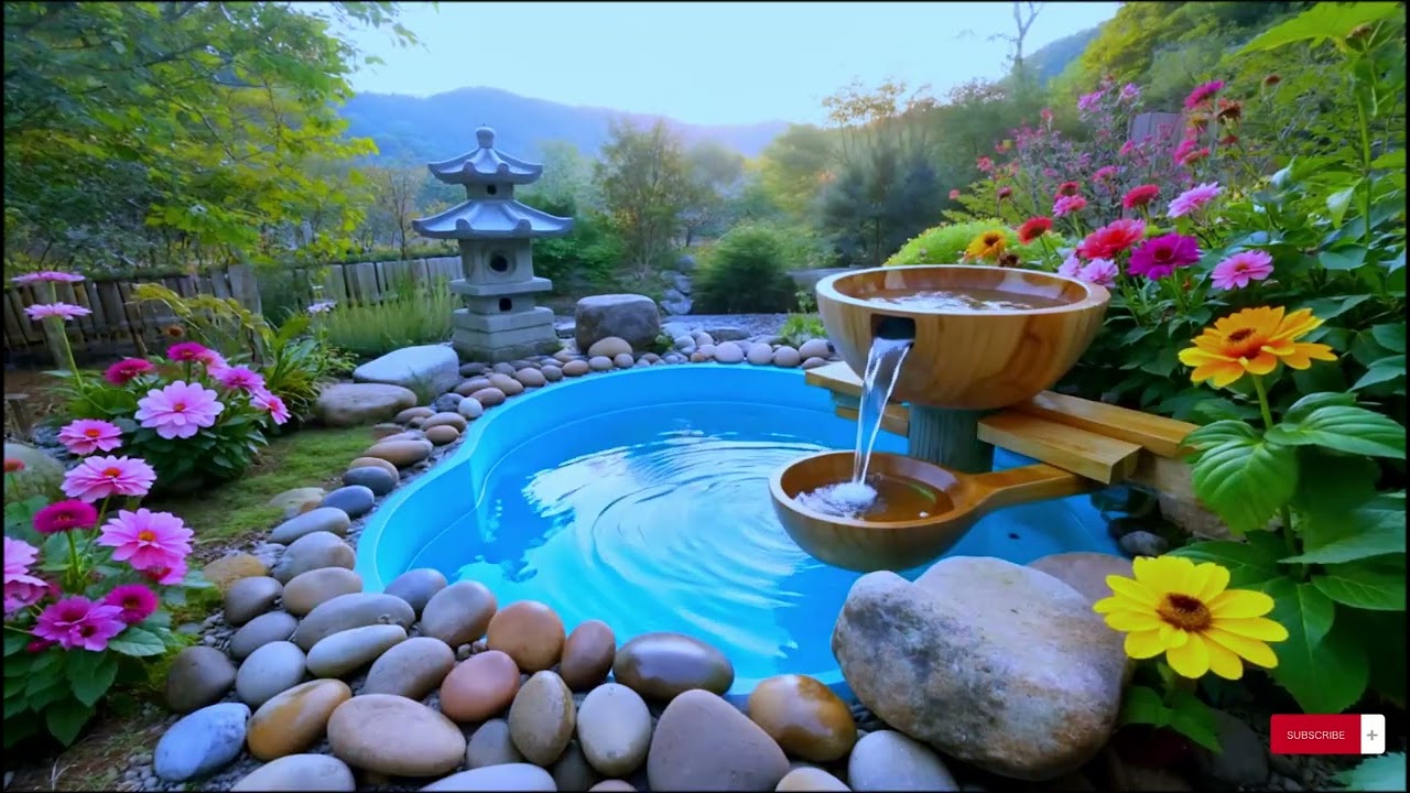 Pure Relaxation Music & Water Sounds 🌿 Night Meditation, Deep Sleep