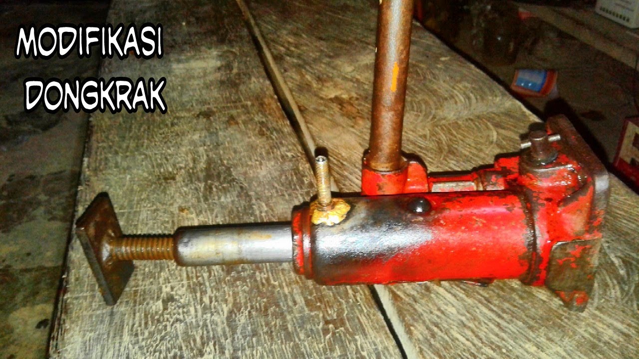 Modifikasi Dongkrak Botol Bisa Posisi Miring