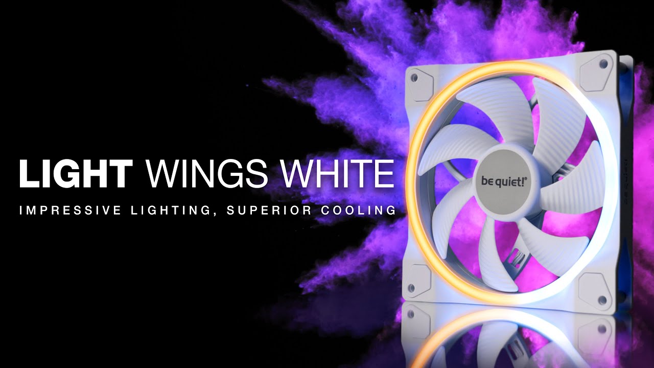 Light Wings White | Impressive Lighting, Superior Cooling | be quiet!