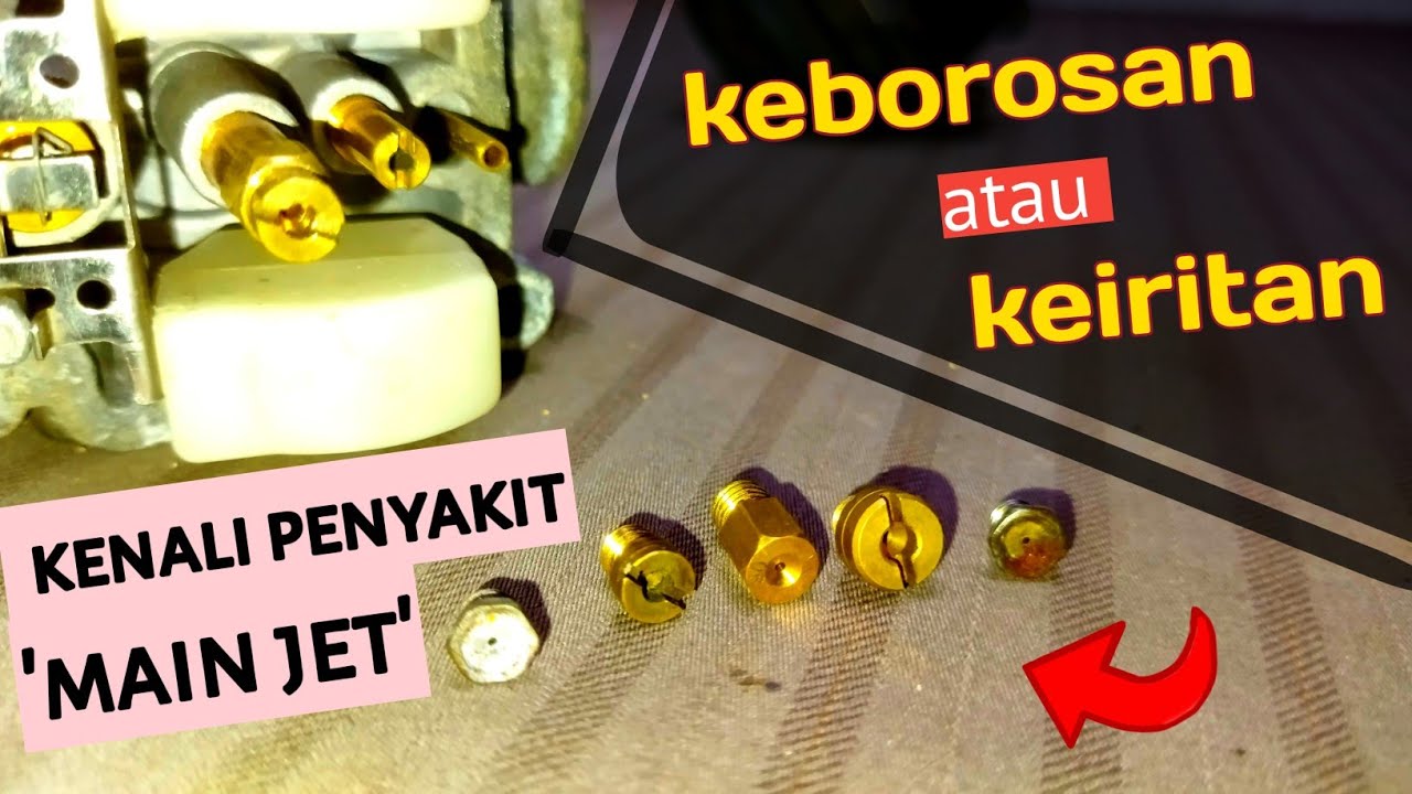 Ciri-ciri Main Jet Keborosan atau Keiritan