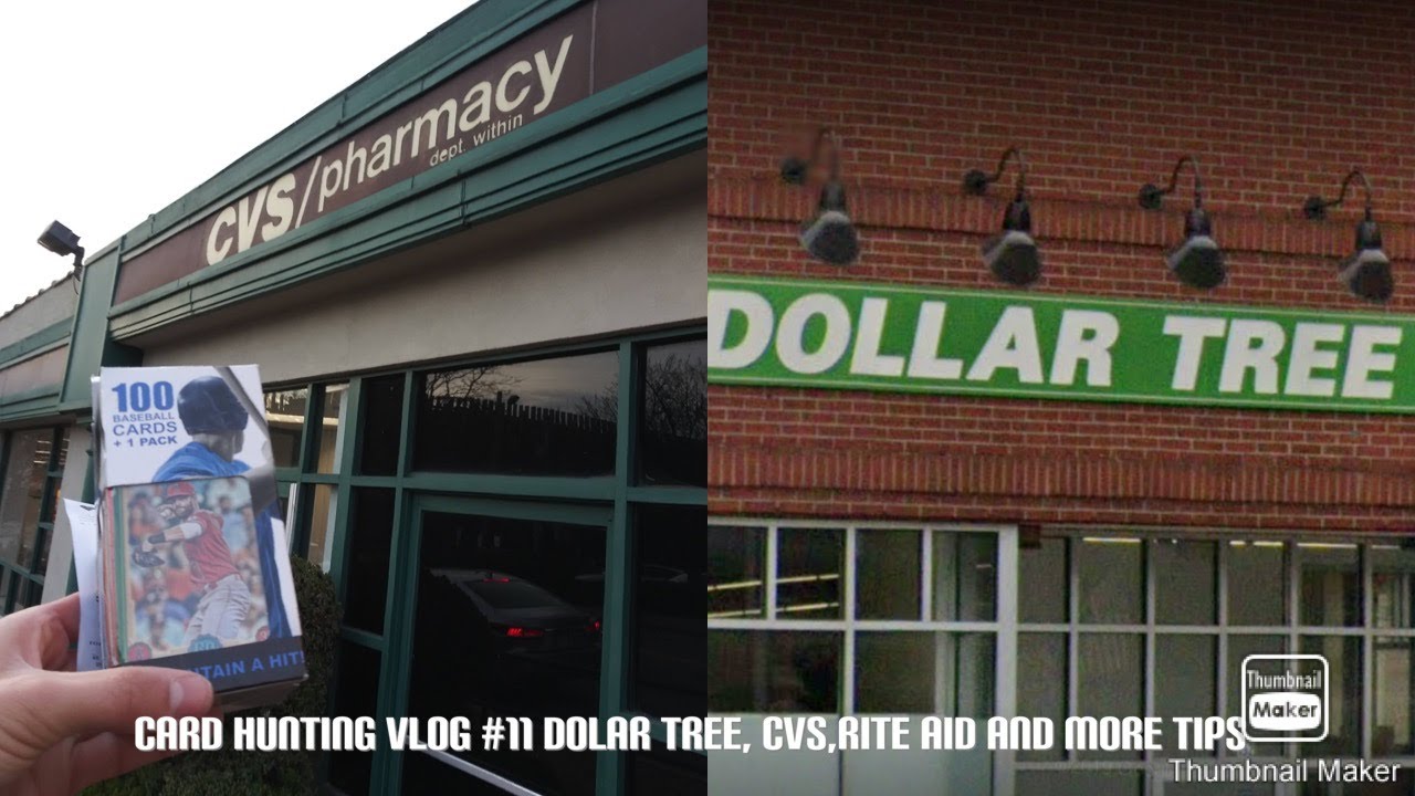 $5 Jumbo Box At CVS? Sports Card Hunting Vlog #11 Dollar Tree, Rite Aid, CVS and more