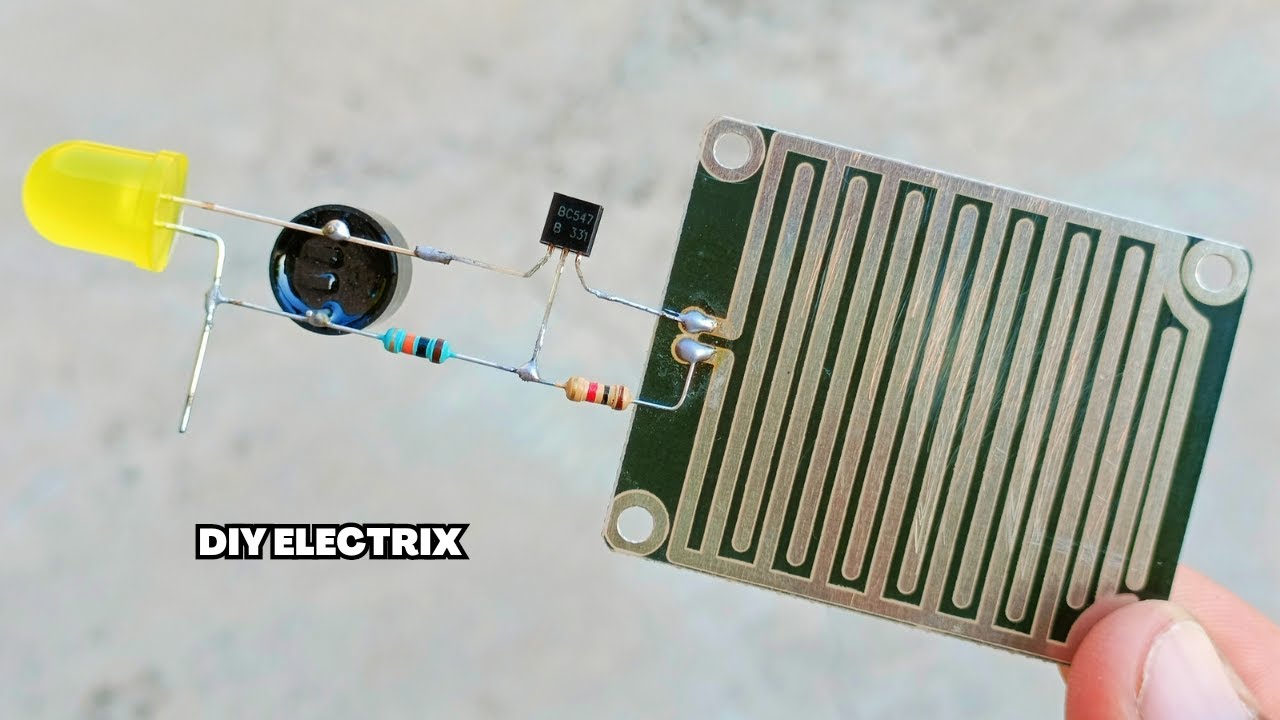 New Simple Electronic Project - Rain Sensor