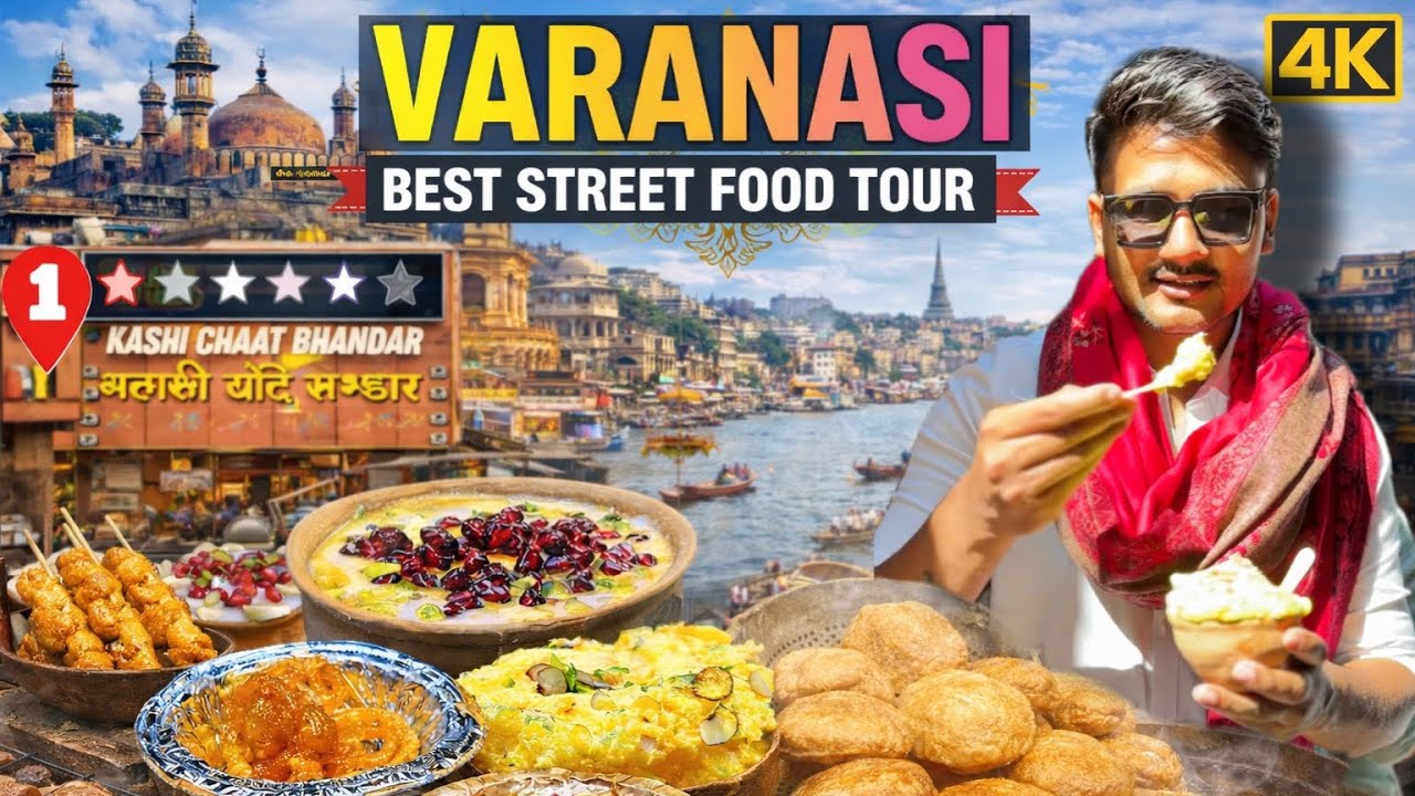 Varanasi Best Street Food Ever! 😋 | Kashi Chat Bhandar, Blue Lassi & Hidden Gems