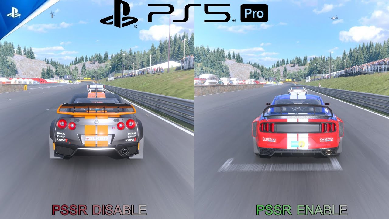 GRAN TURISMO 7 | PS5 PRO | PSSR COMPARISON ENABLE AND DISABLE UPDATE 1.54 |