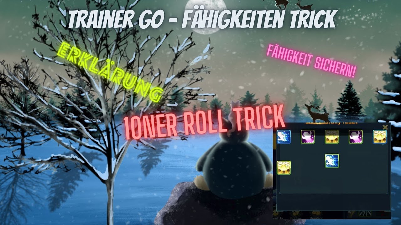 Trainer Go - Fähigkeiten - 10ner Roll - Trick