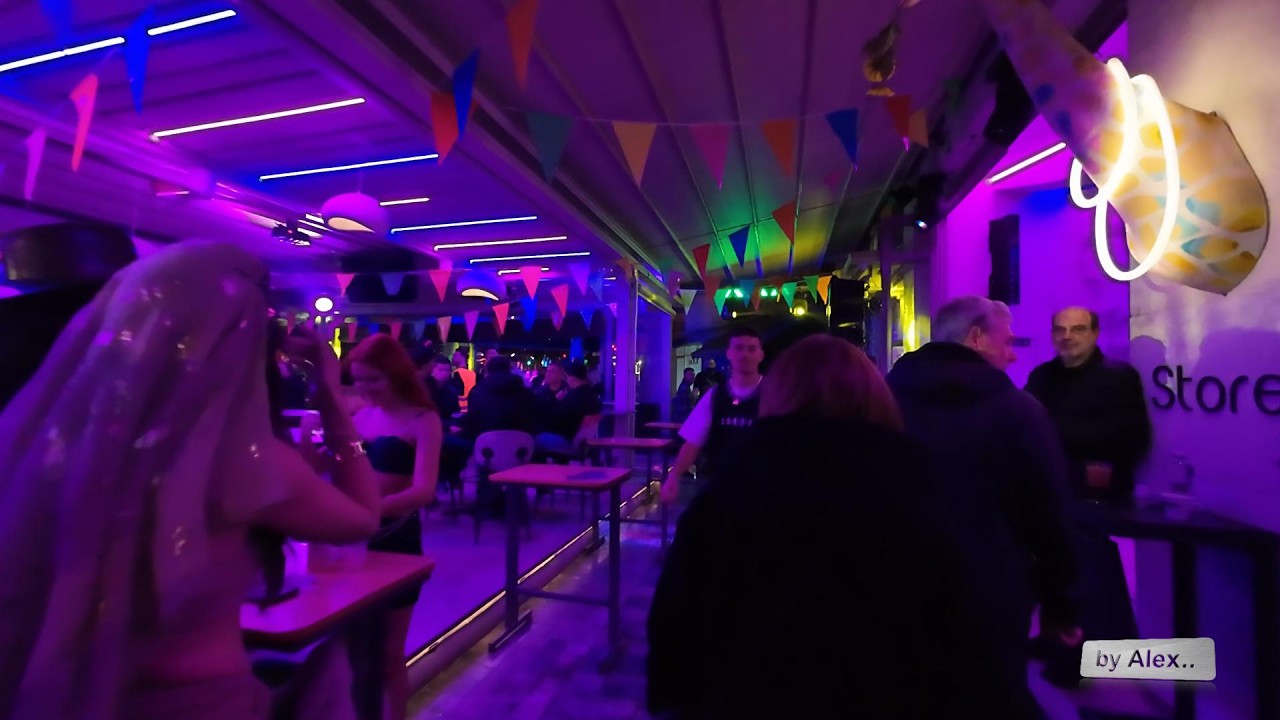 Rethymno Nightlife at theCarnival 🏵️💕Νυχτερινή ζωή στο Ρέθυμνο 💖 Rethymno Carnival ♥️ 👻😻🎉🎊🍄🏵️🔥