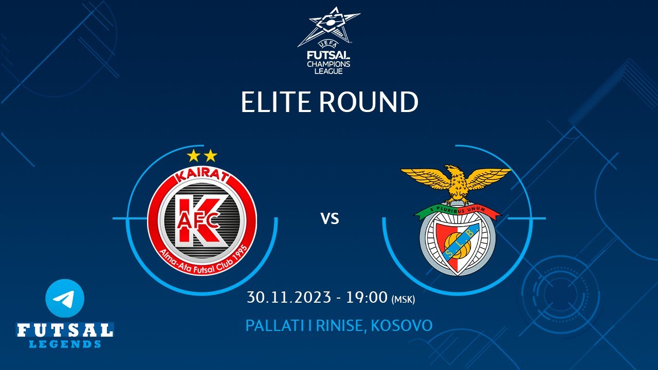 Kairat - Benfica. LIVESTREAM