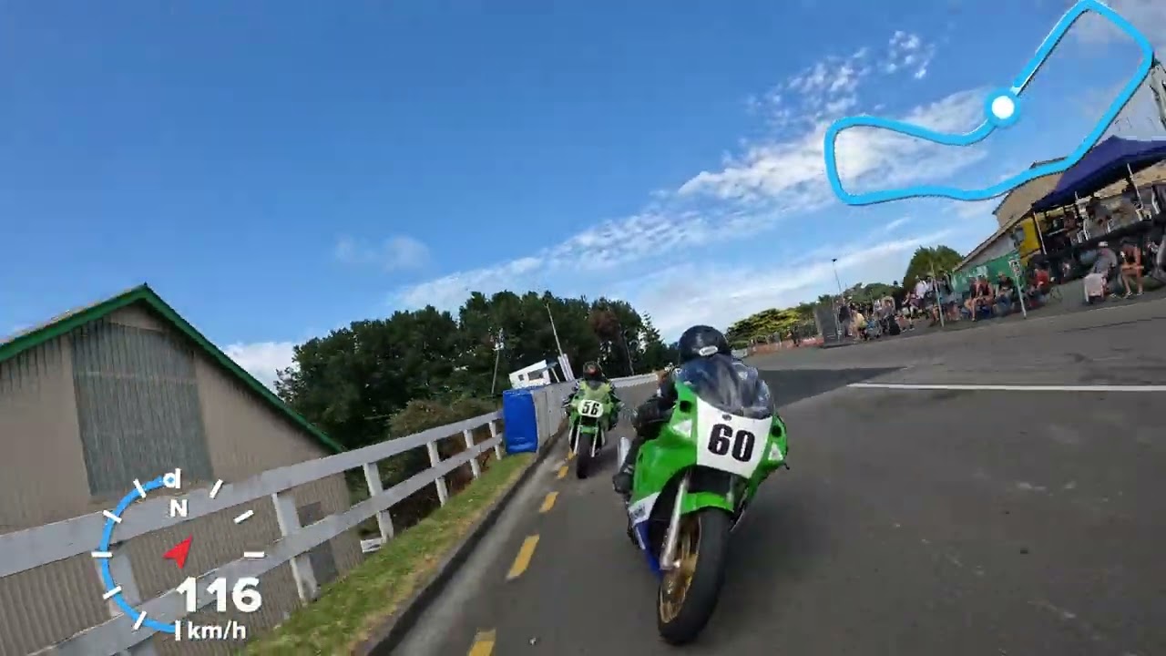 Boxing day at Cemetery Circuit. First couple laps of Pre89 Race 1 aboard the Arrma RC VFR750