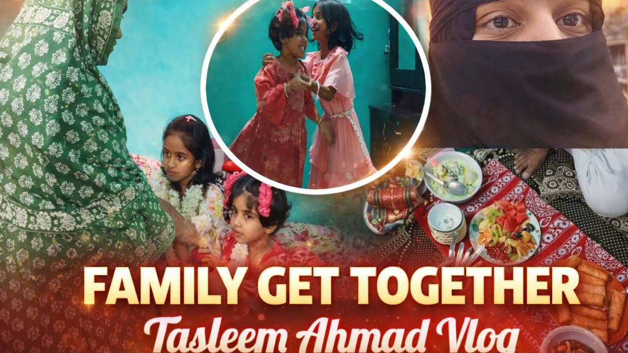 Hyderabadi 🏠 Family Get Together | Tasleemahmad Vlog 😊