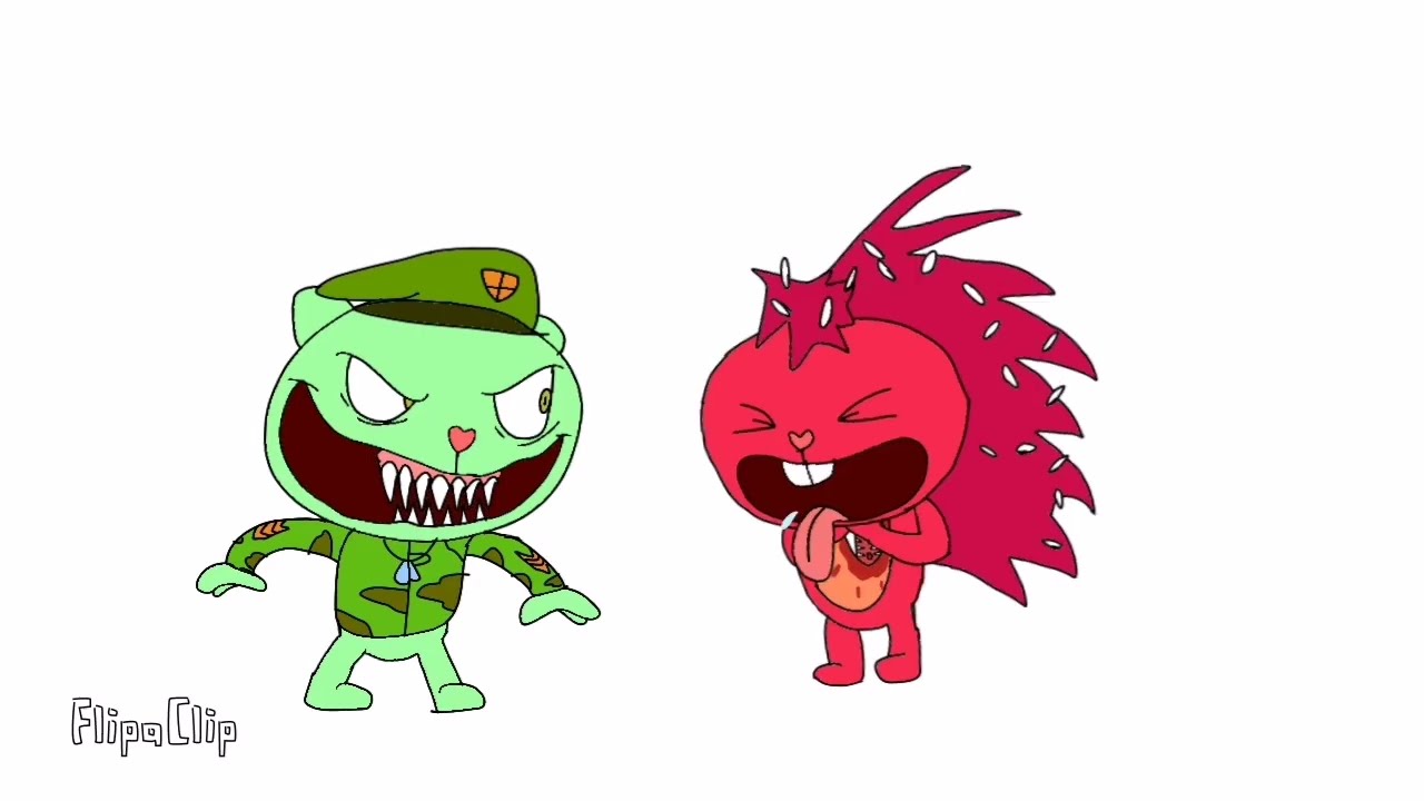 flippy x flaky (happy tree friends Animation by me)