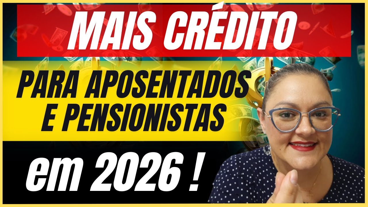 🔴 MAIS CR&Eacute;DITO PARA APOSENTADOS E PENSIONISTAS DO INSS EM 2026 ! - ANIELI EXPLICA