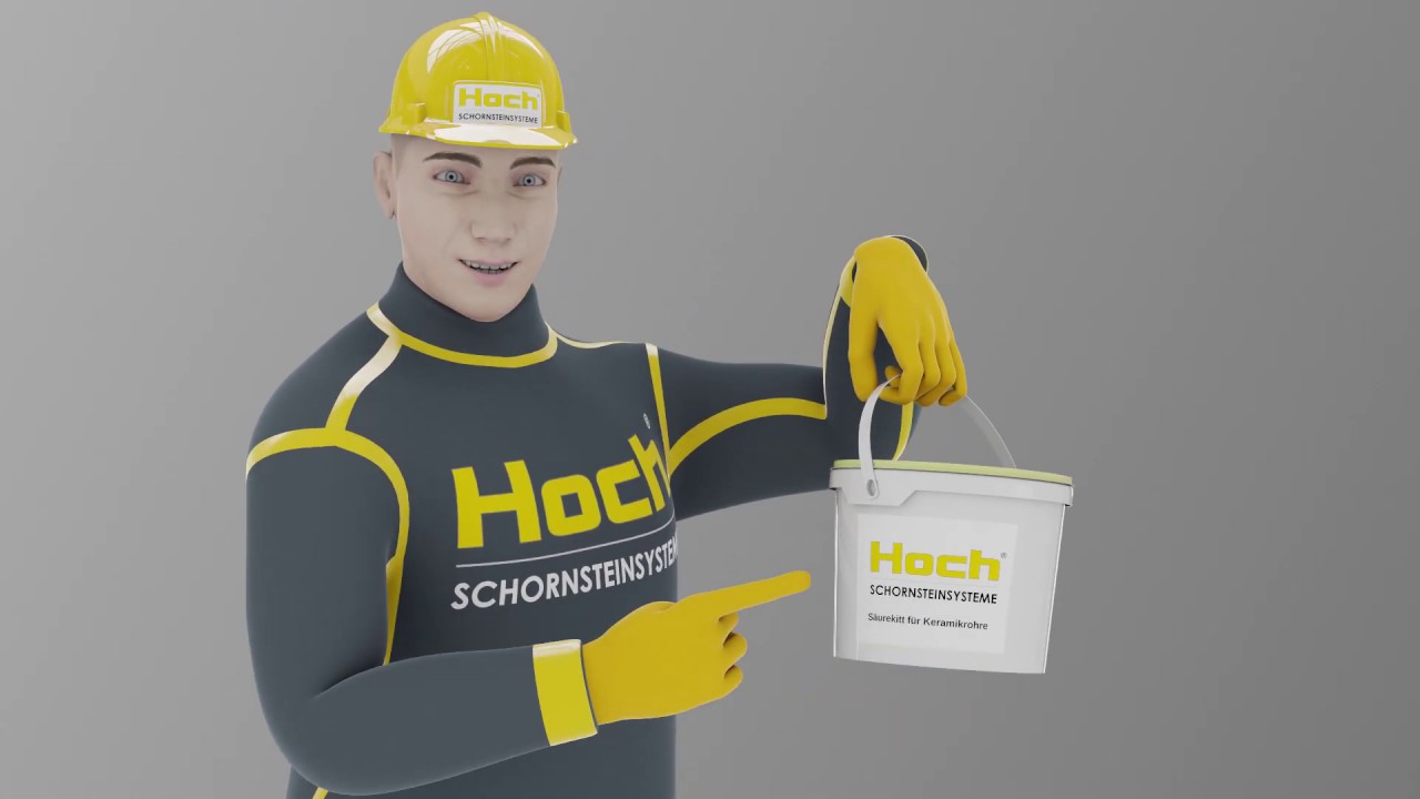 Keramik Schornstein Bausatz Massiv LAS F90 Raumluftunabhängig - HOCH UNIVERSAL LAS - Aufbauanleitung