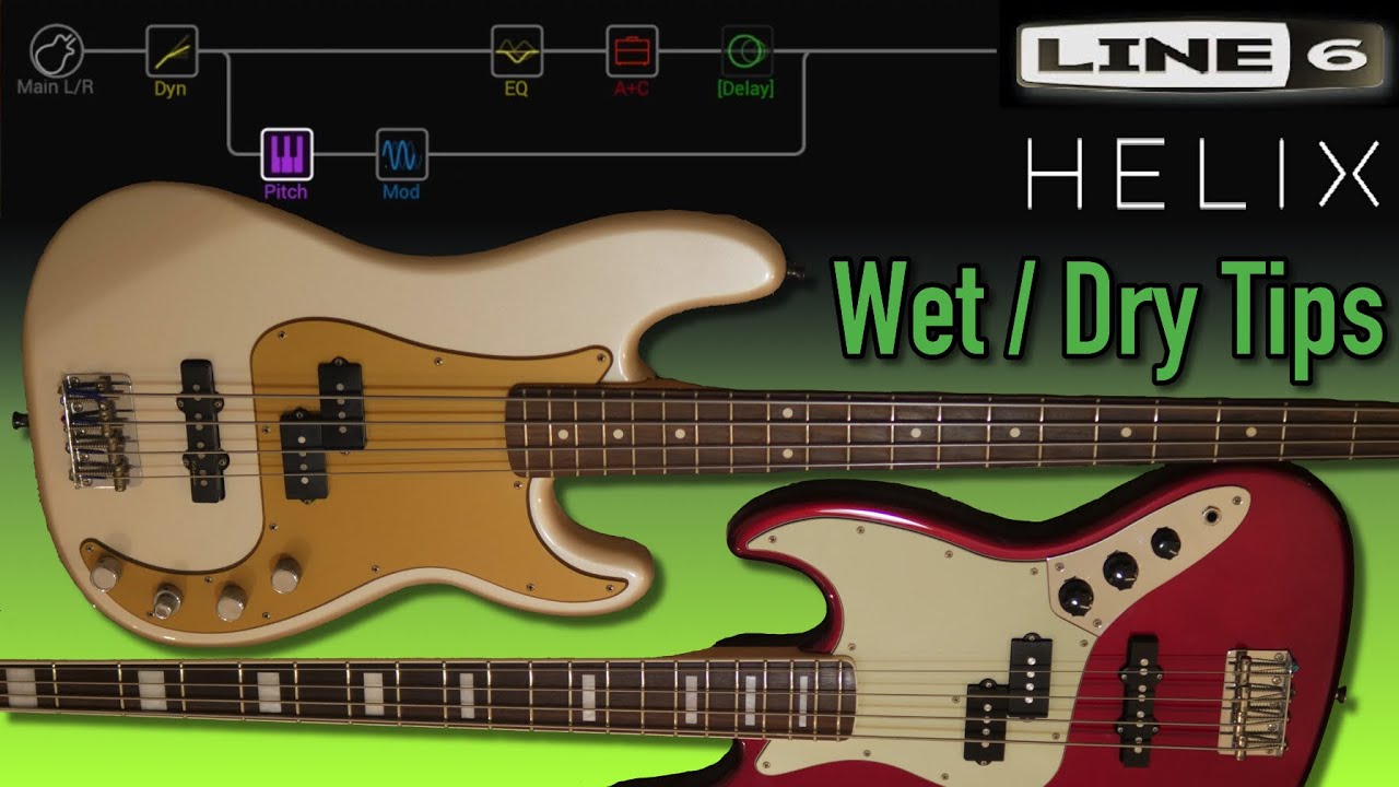 Creative Bass Tones with Split Crossover Paths // Line 6 Helix & HX Stomp