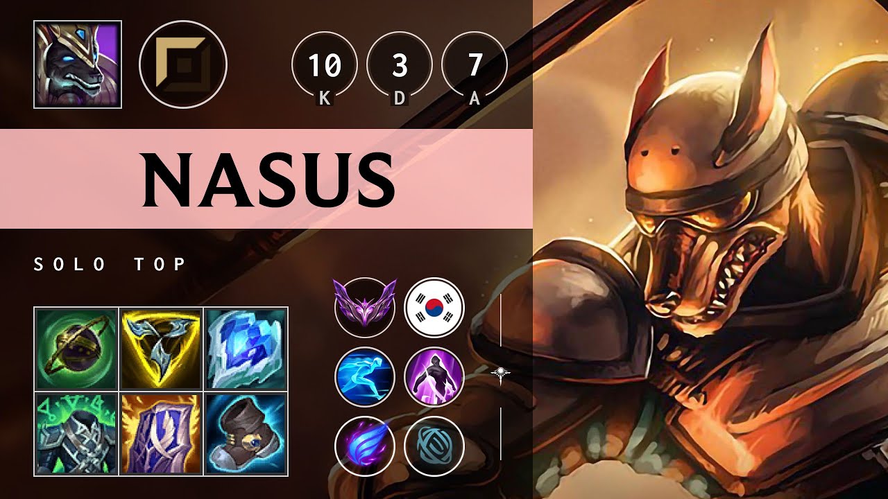 Nasus Top vs Gangplank - KR Master Patch 25.06