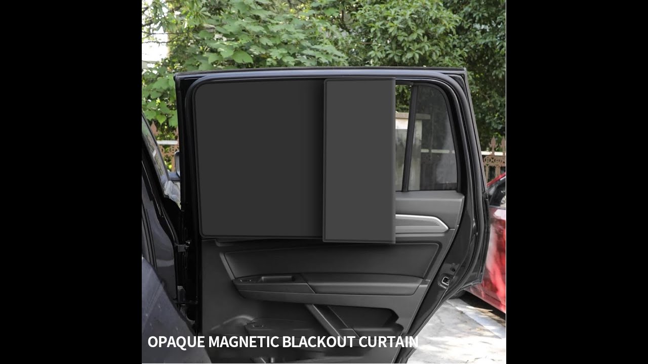 Magnetic Car Sun Shade UV Protection Car Curtain Car Window Sunshade Side Window Mesh Sun Visor Summ