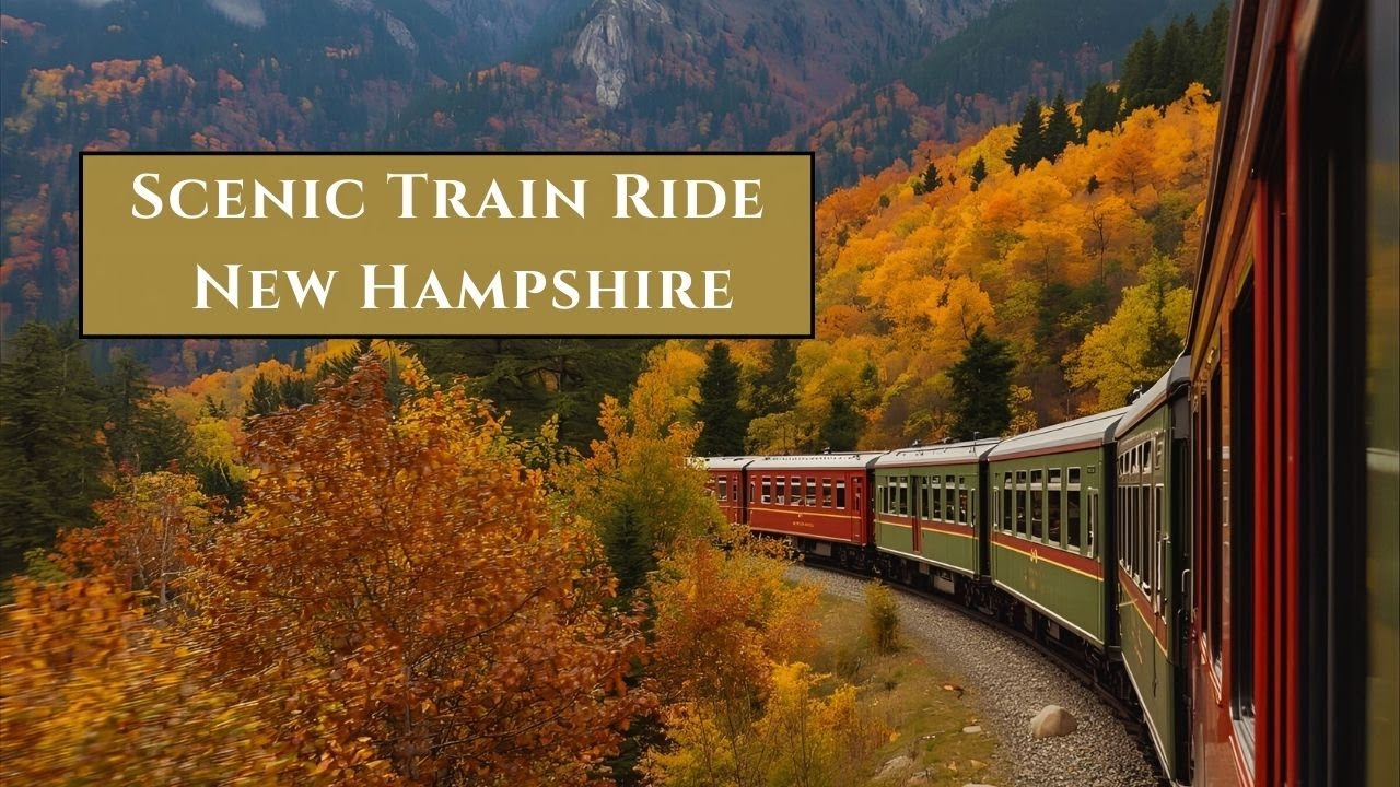CONWAY SCENIC RAILROAD NOTCH TRAIN (4K) - New Hampshire Scenic Fall Train Ride | North Conway