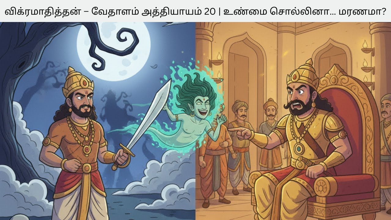 விக்ரமாதித்தன் – வேதாளம் அத்தியாயம் 20 |நீதியா? புத்திசாலித்தனமா? | Tamil Story Box #vikramvedhalam