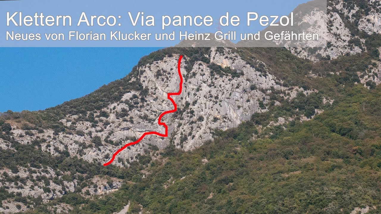 Klettern Arco: Sulle pance del Pezol
