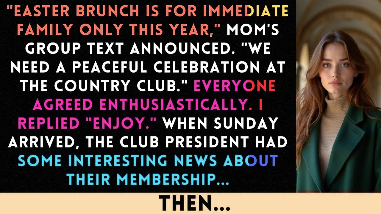 After 10 Years of Hosting Easter Brunch, My Parents Texted 'Skip This Year, We Want Peace...