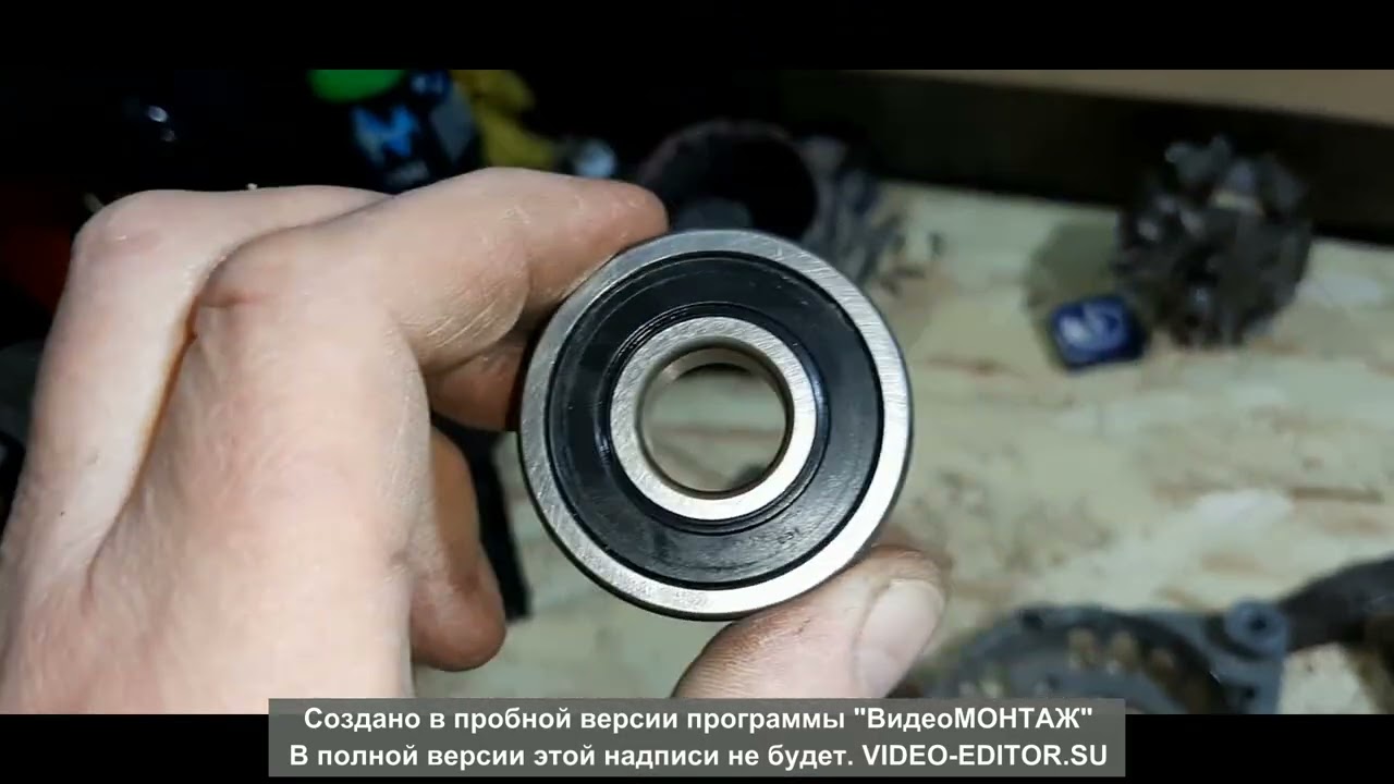 Замена подшипников генератора Bosch на Датсун Ми до