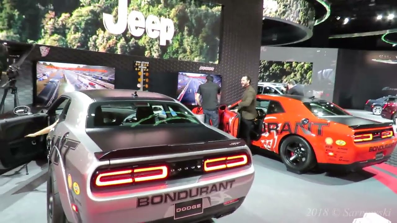 Dodge Challenger Race Game - Jeep Display - at Detroit Auto Show