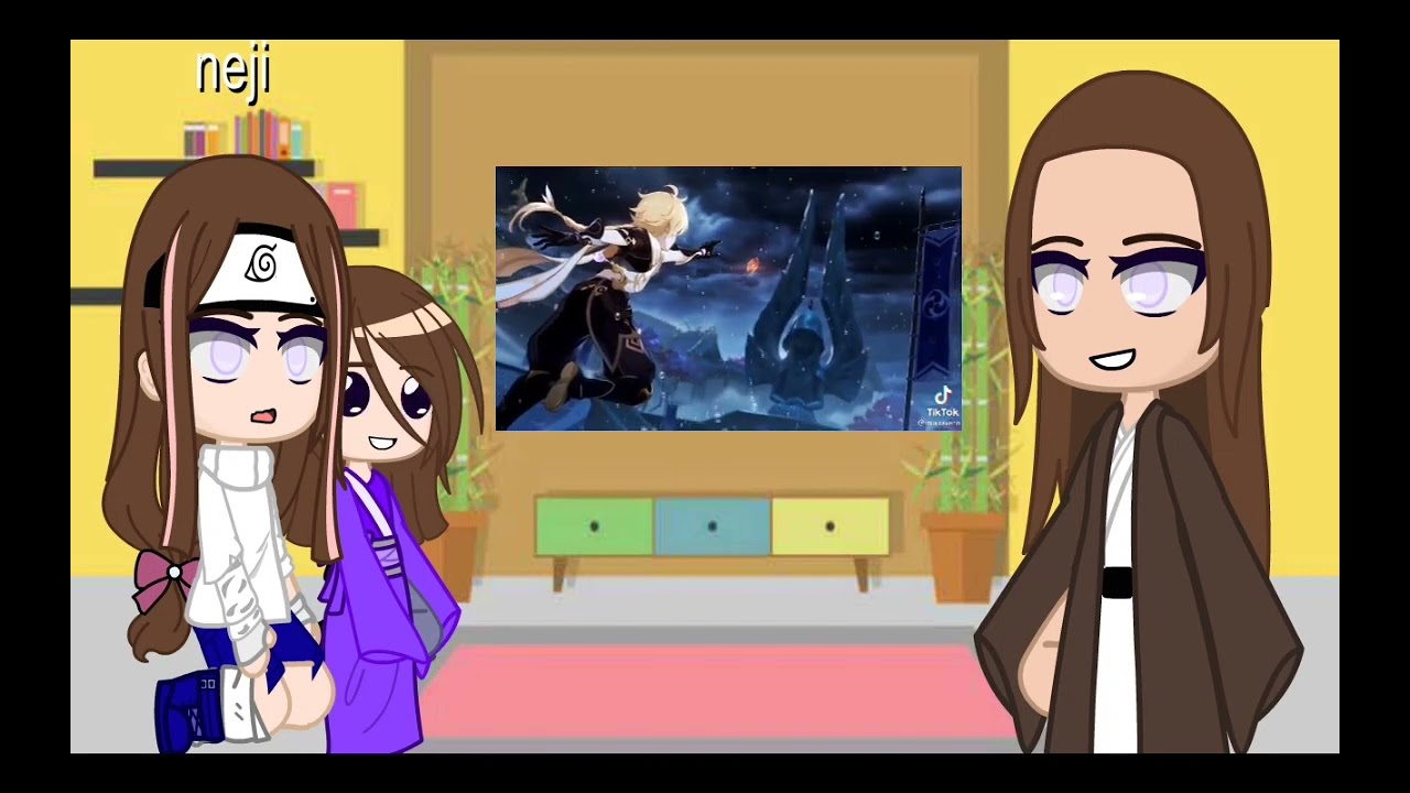 past hyuga's react to Hinata as Baal💜💜//gacha club//Anne baka!//