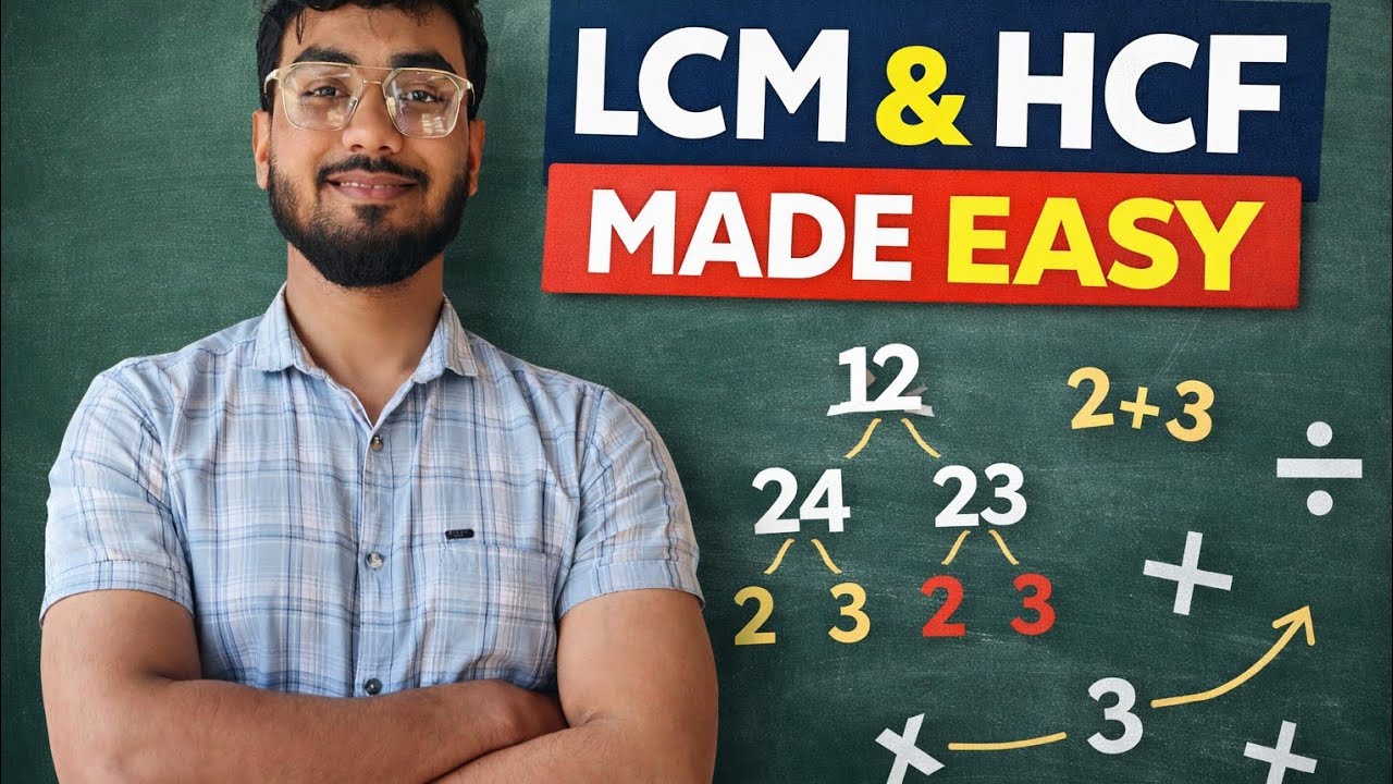 LCM & HCF Full Concept | Basics to Competitive Level Tricks Class 3
