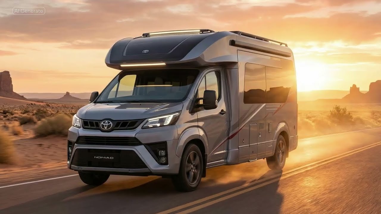 Внутри автодома Toyota Nomad 2026 года &mdash; умный автодом, созданный для безграничных приключений