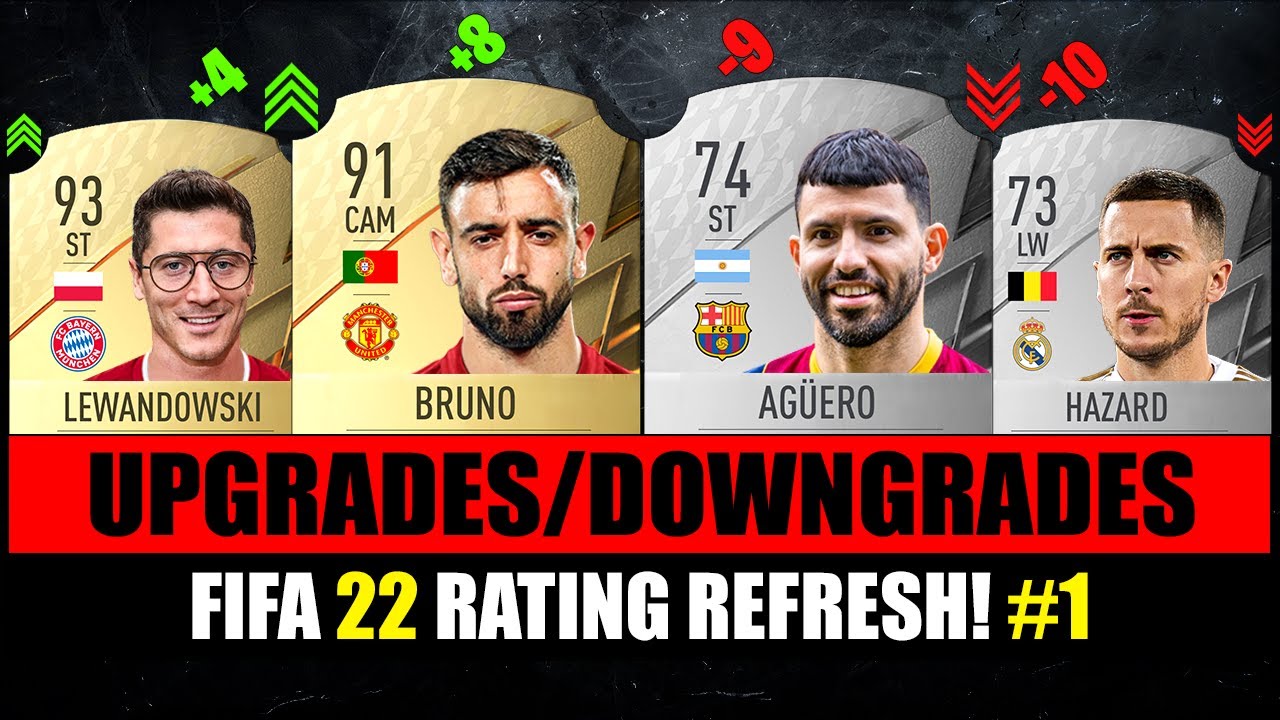 FIFA 22 | BIGGEST RATING UPGRADES & DOWNGRADES! 😱🔥 ft. Aguero, Bruno, Hazard…
