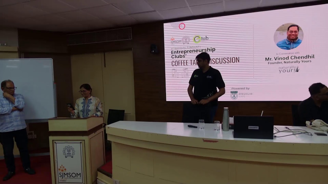 Coffee Table Discussion with Vinod Chendhil | E-Club, SJMSOM - IIT Bombay | 11 March 2026