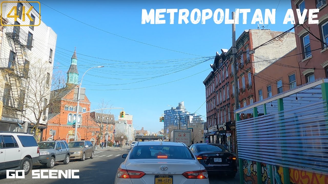 Metropolitan Ave Drive Brooklyn & Queens NY | NYC 4K | GO SCENIC