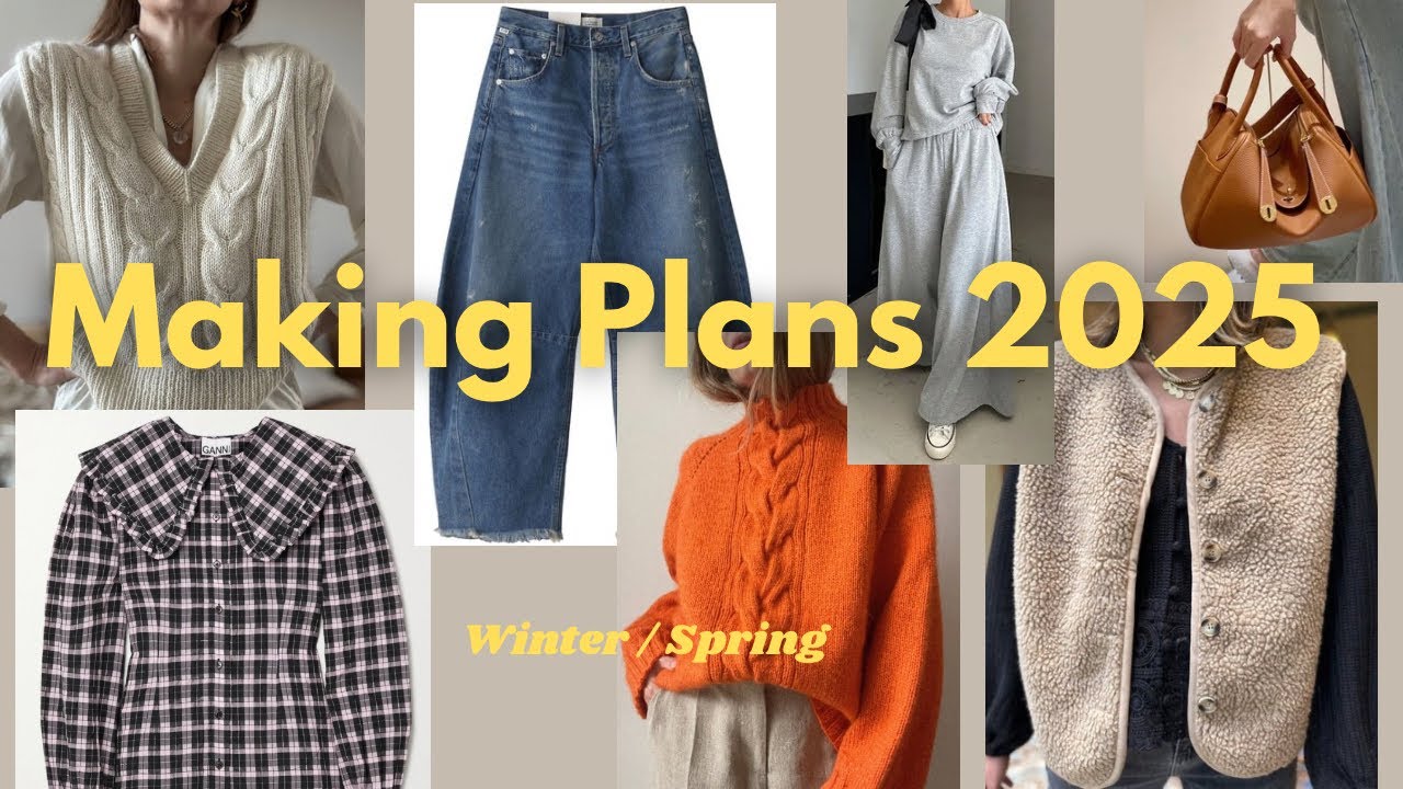 Realistic sewing & knitting Plans for Winter / Spring 2025 (as a fulltime Corporate Girly)