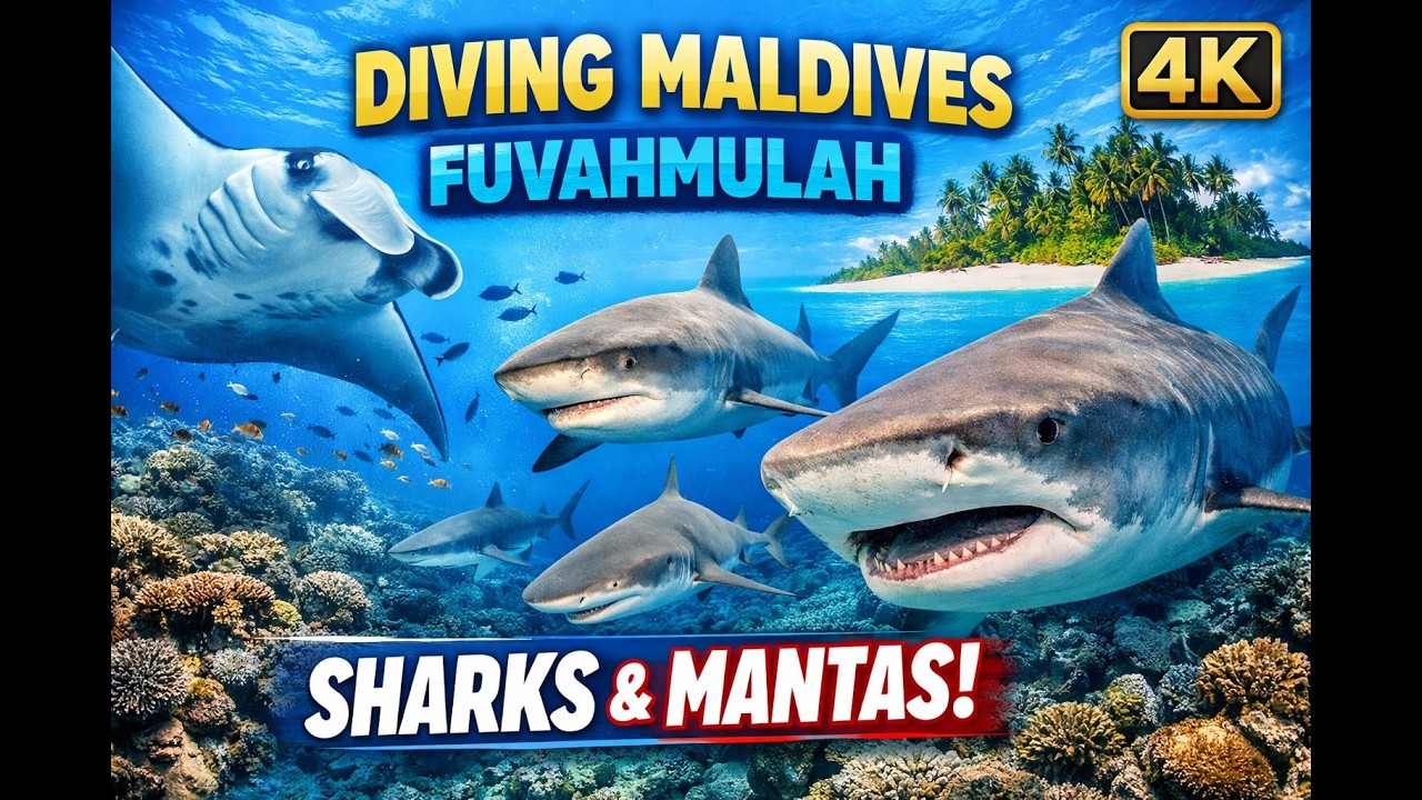 Tiger Shark Madness! Extreme Diving in Fuvahmulah, Maldives