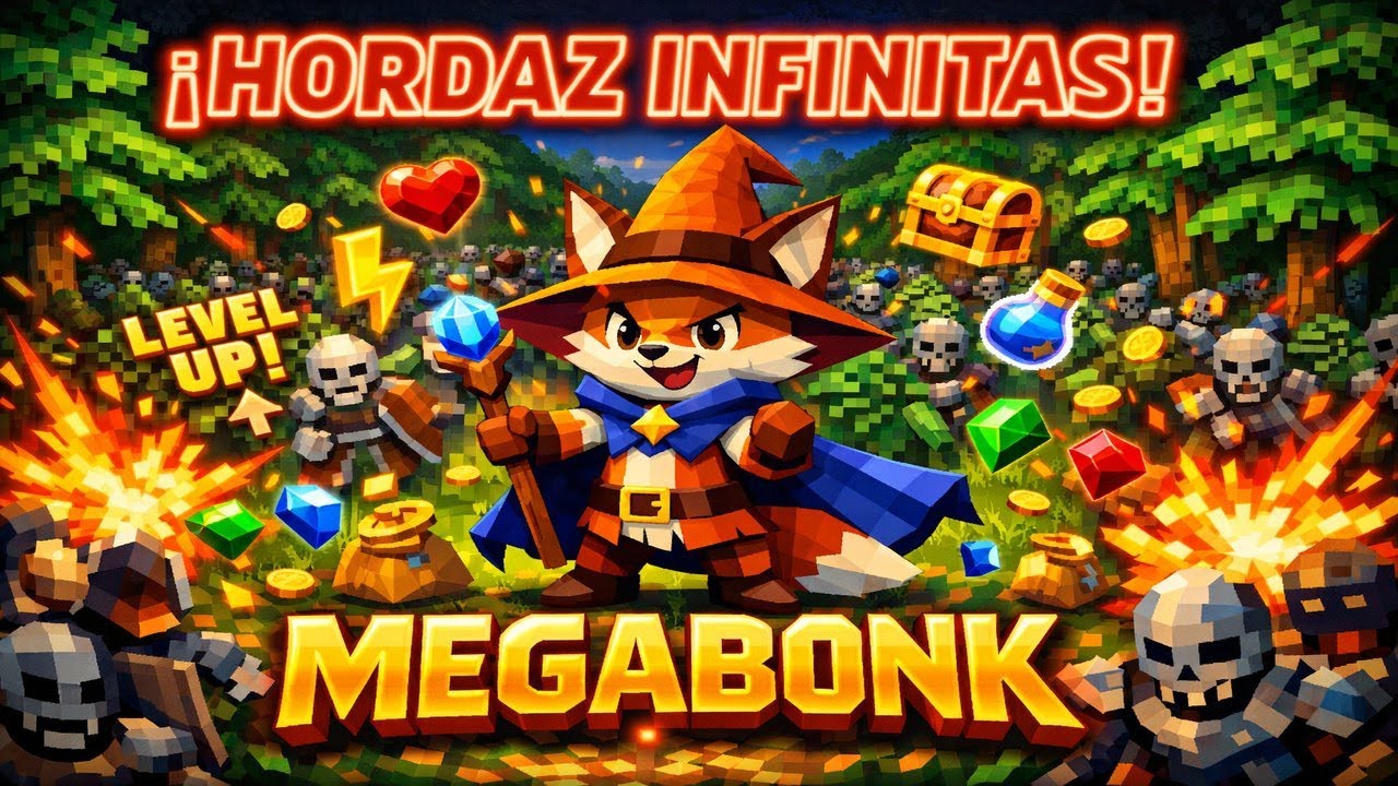 ¡MEGABONK: ¡HORDAZ INFINITAS Y BUILDS LOCOS! 🔥 Mi PRIMERA RUN ÉPICA #1