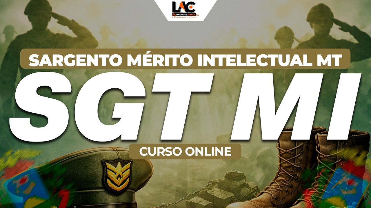 Sargento Mérito Intelectual 2026 - Pré-Edital