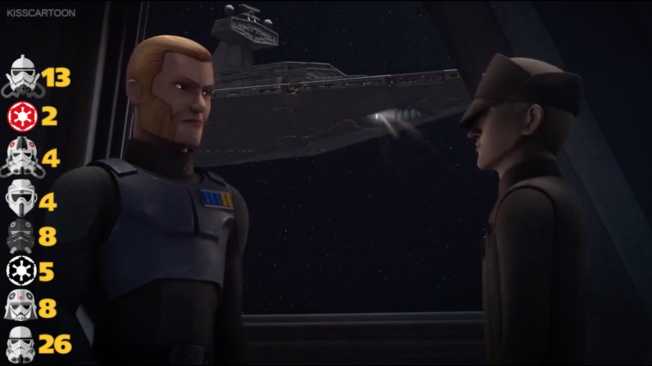 Star Wars Rebels Season 3 Imperial Death Count