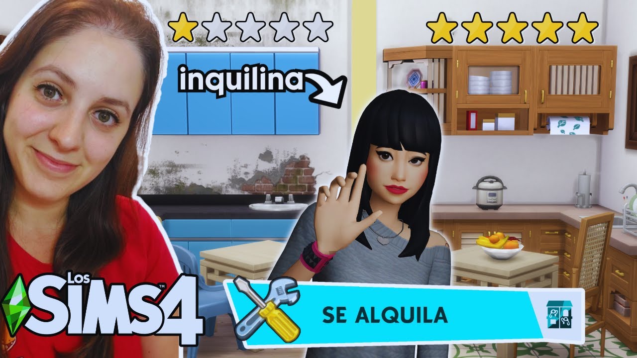 CELIA es INQUILINA en Los Sims 4 SE ALQUILA ⭐ | 1 estrella vs 5 estrellas ||