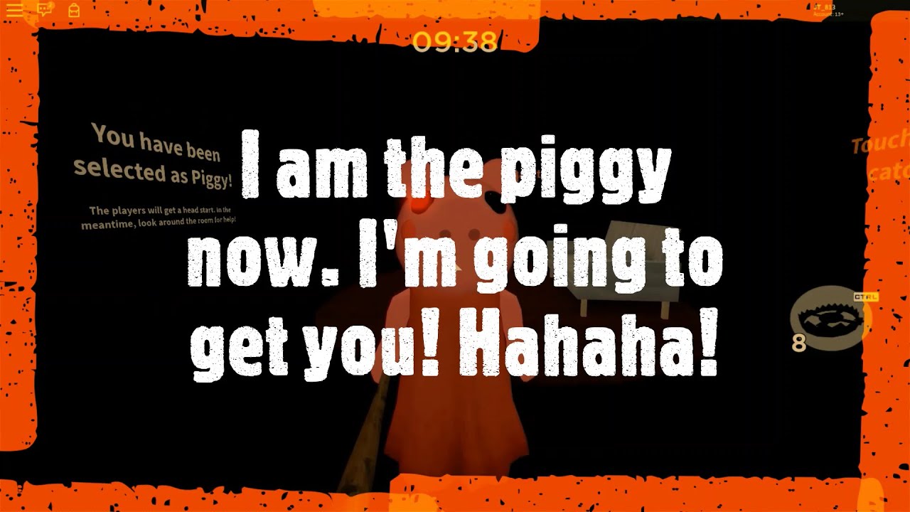 Family friendly Roblox gameplay - Now I'm the piggy! Fear my piggishness!!!