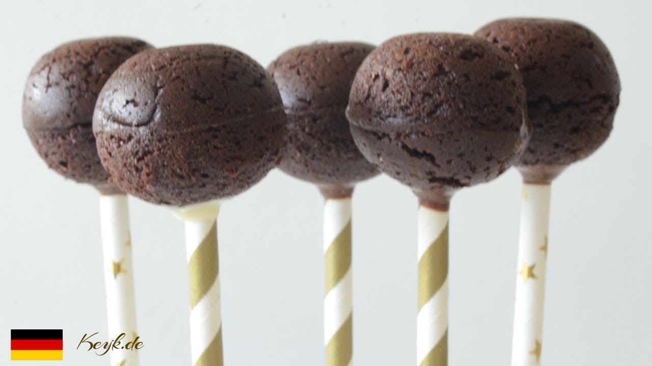 Schokoladen Cake Pops Rezept in Silikonform