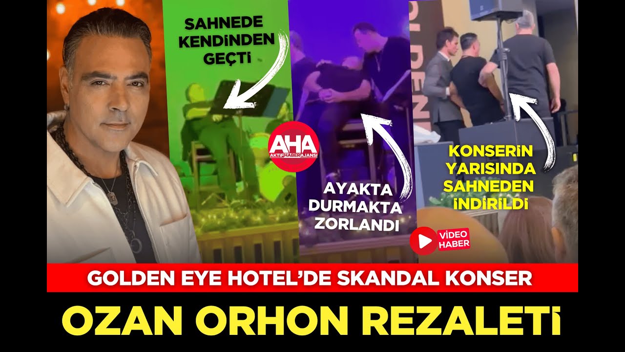 Golden Eye Hotel’de Skandal Konser... OZAN ORHON REZALETİ!