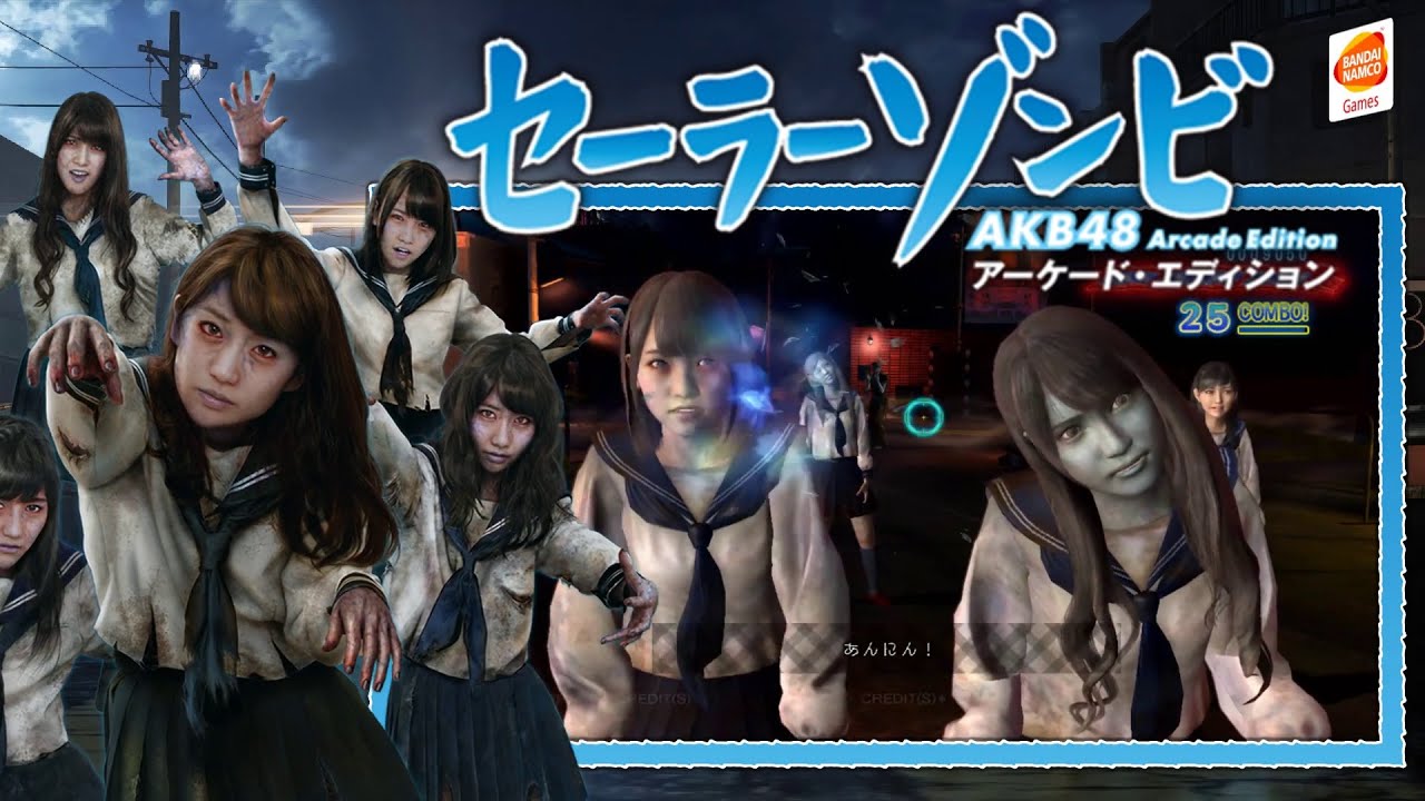 SAILOR ZOMBIE AKB48 ARCADE EDITION - FULL PLAYTHROUGH #retrogaming #arcade #gameplay