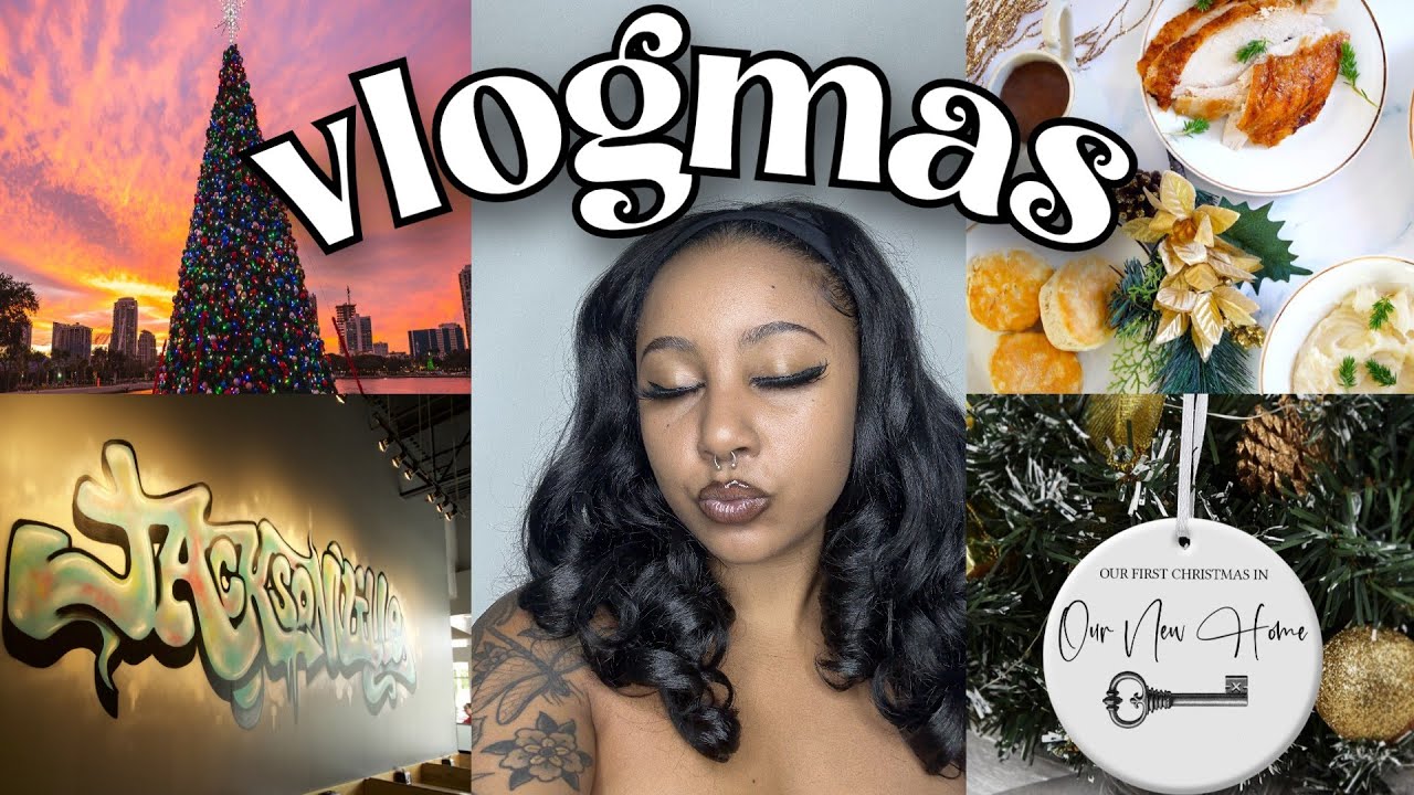 vlogmas ❅ home owner era, thanksgiving, jax art shows, xmas florida, chatty decorating, and more