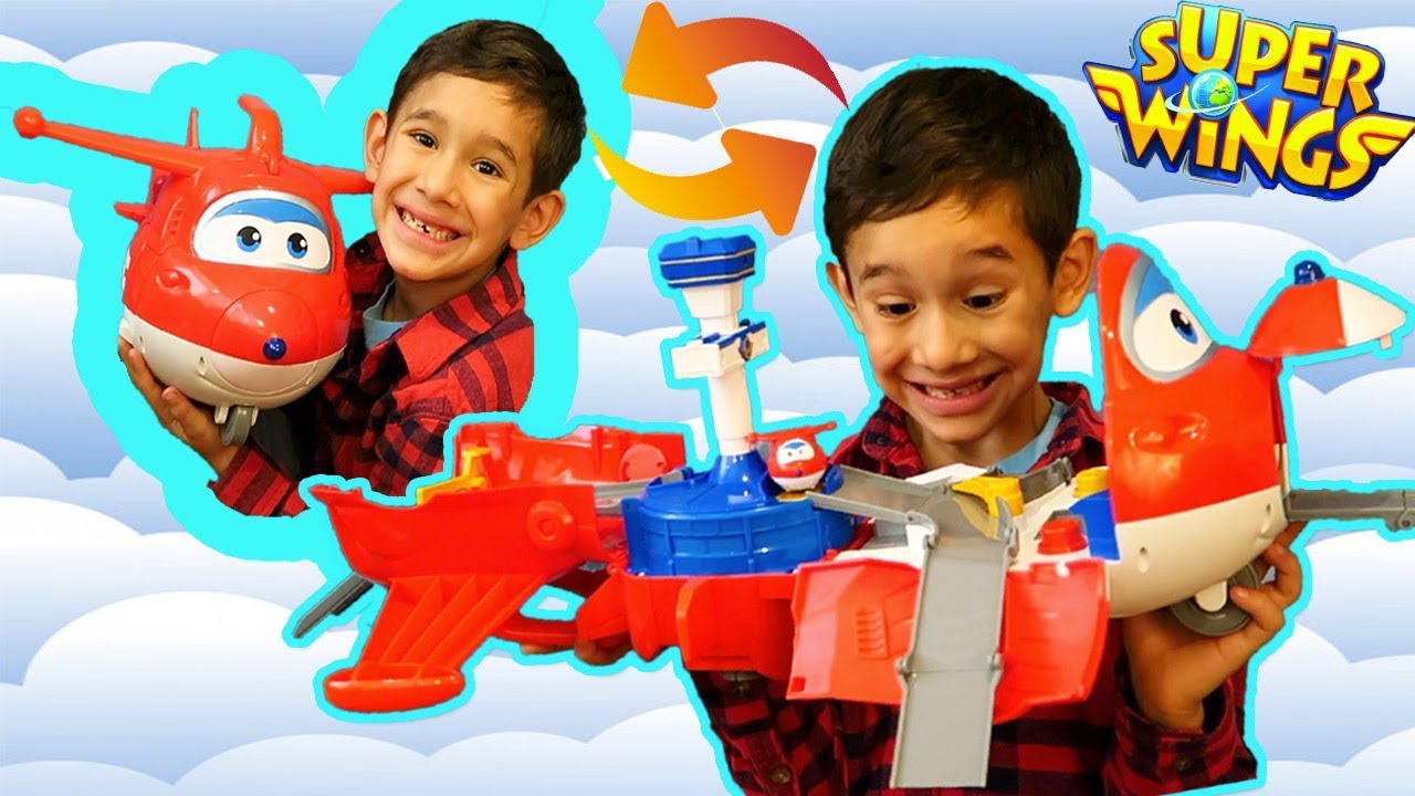 Super Wings Jett's Takeoff Tower Launcher Airport Playset!!