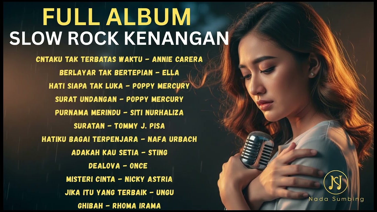 Full Album Slow Rock  – Poppy Mercury, Siti Nurhaliza, Once | Bikin Baper & Nostalgia Sepanjang Masa