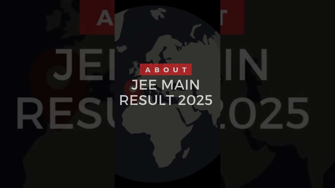 JEE Mains 2025 Result OUT! | NTA NIC JEE Mains