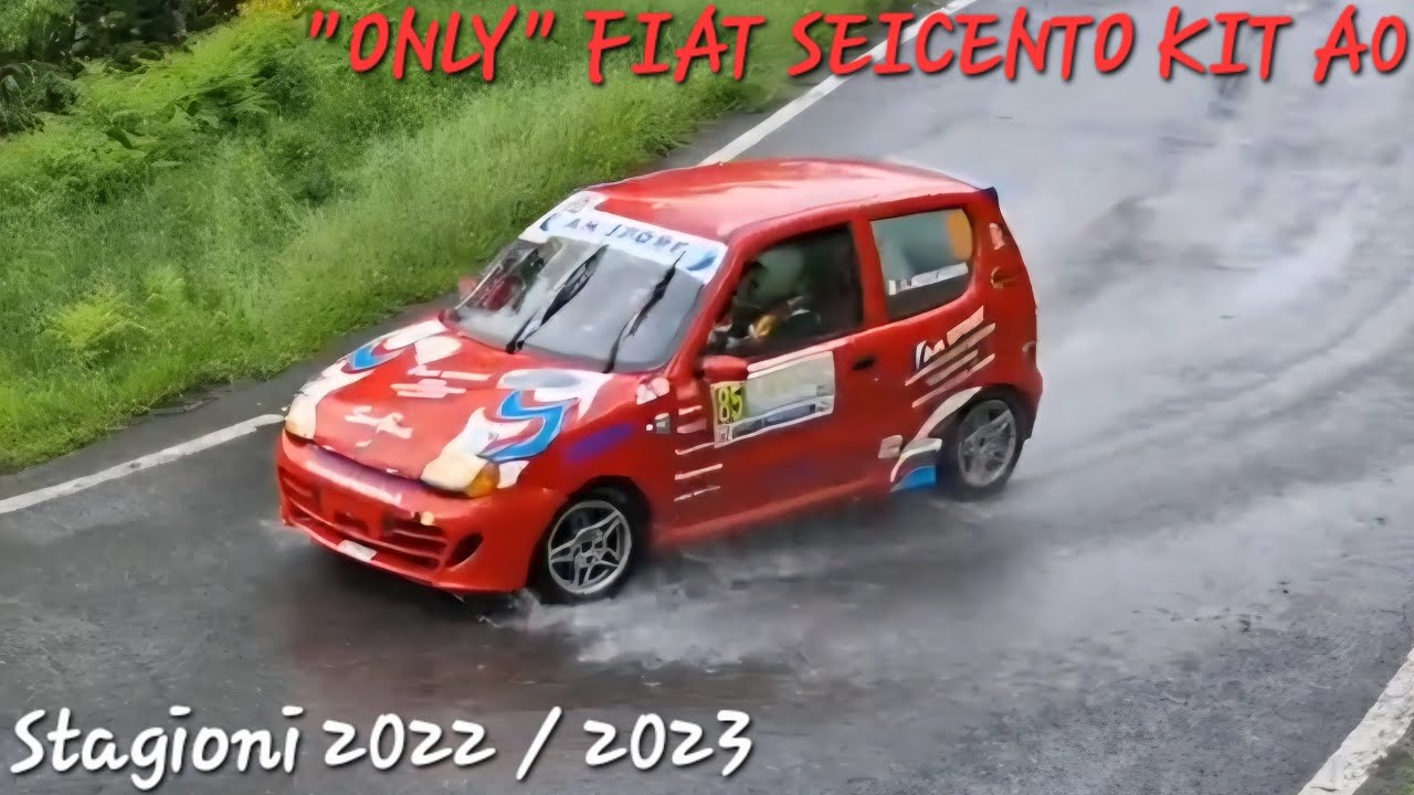 ONLY FIAT SEICENTO KIT A0 , STAGIONI RALLY 2022 & 2023 (tutti i passaggi stagionali ripresi) 