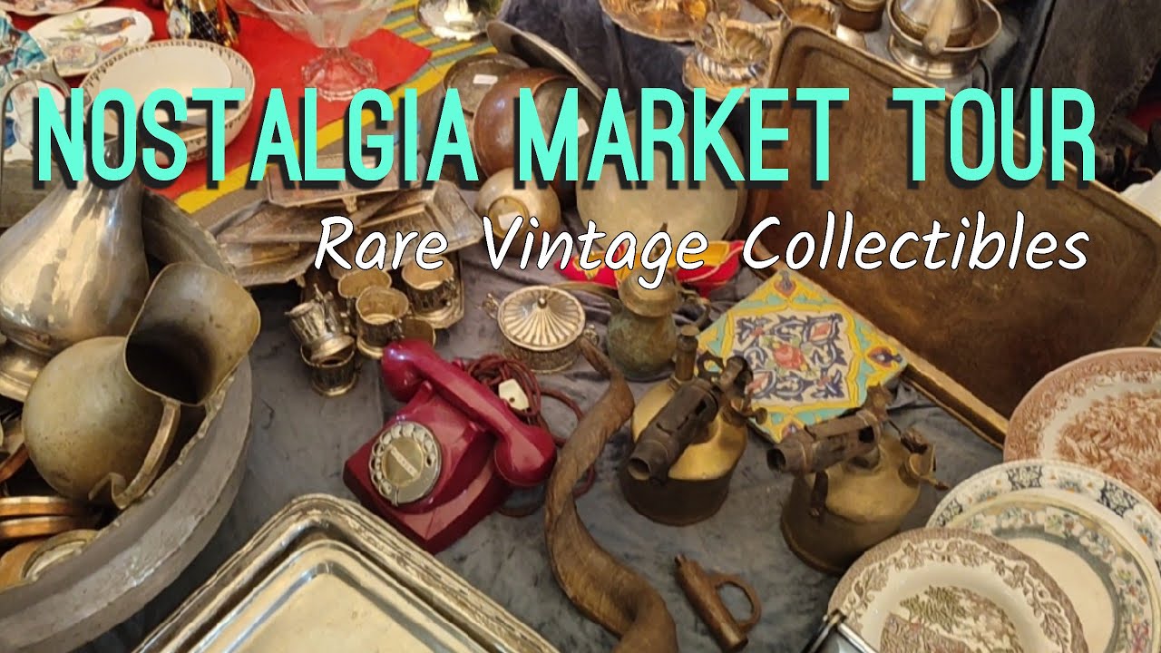 Vintage & Nostalgia Flea Market Walkthrough | Rare Old Items & Memories