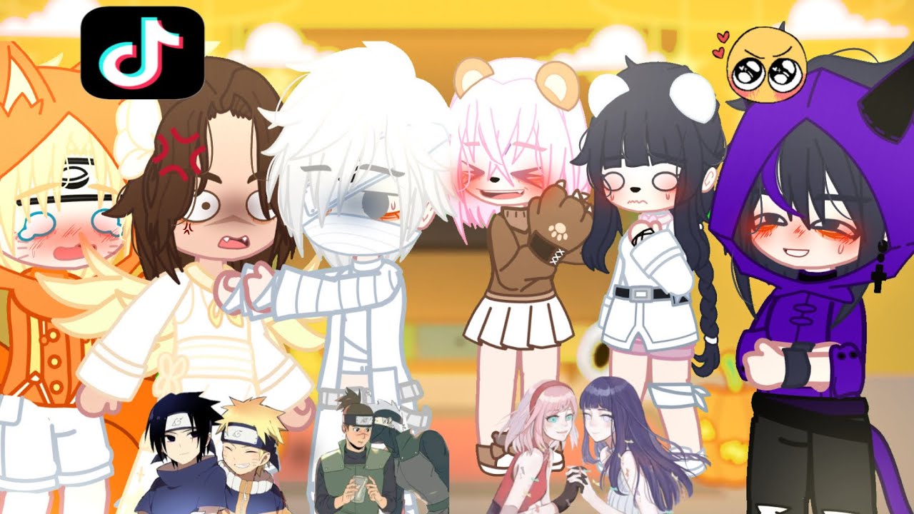 Team 7 (+ Hinata and Iruka) React To Random TikTok|| SasuNaru|| SakuHina||KakaIru||part 2
