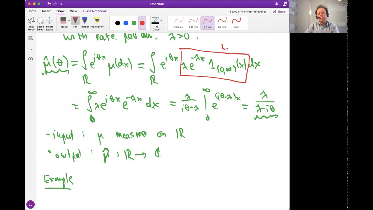 L12 3 Fourier transforms of exponential, Poisson, and normal distributions